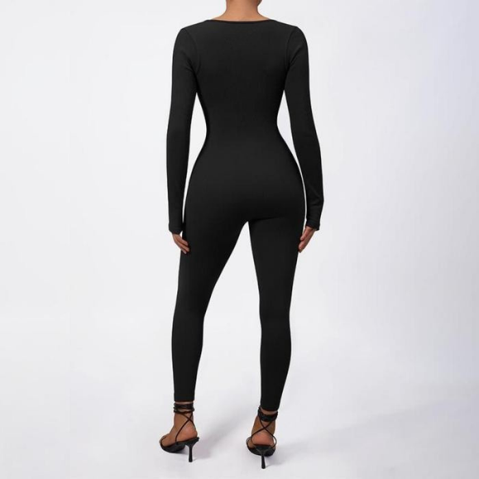 Seamless Long Sleeve Jumpsuit