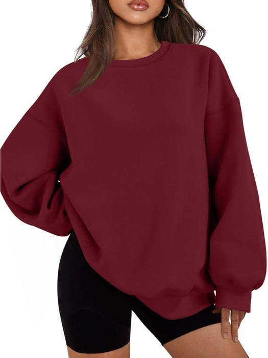 Long Sleeve Oversized Pullover Sweatshirt