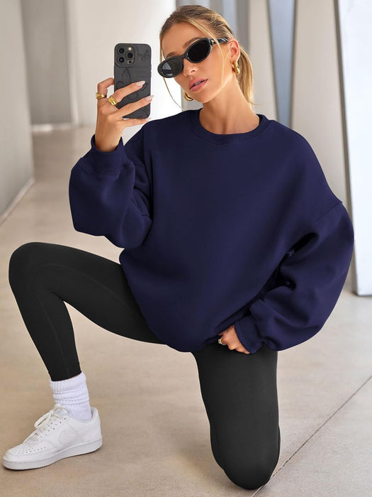 Long Sleeve Oversized Pullover Sweatshirt