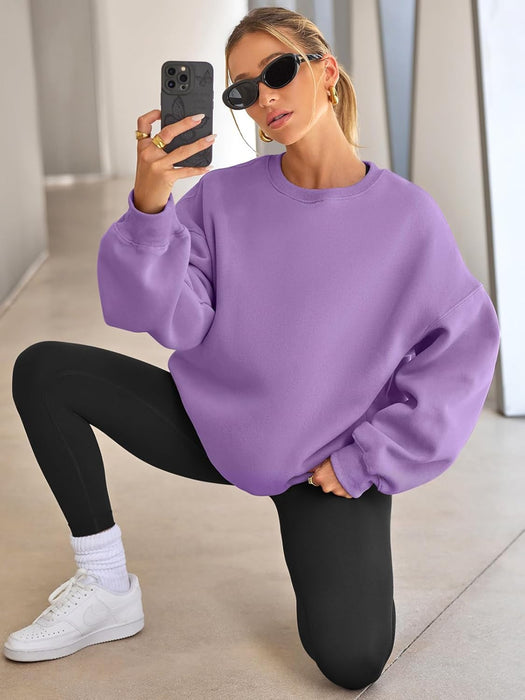 Cozy Long Sleeve Pullover Sweatshirt