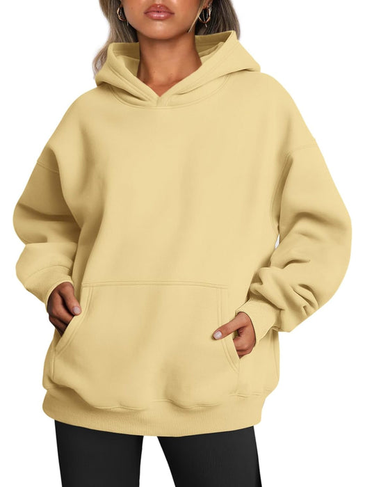 Oversized Fleece Hoodie For Woman