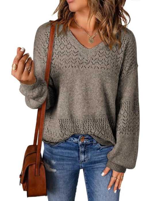 Classic Knit Pullover Sweater