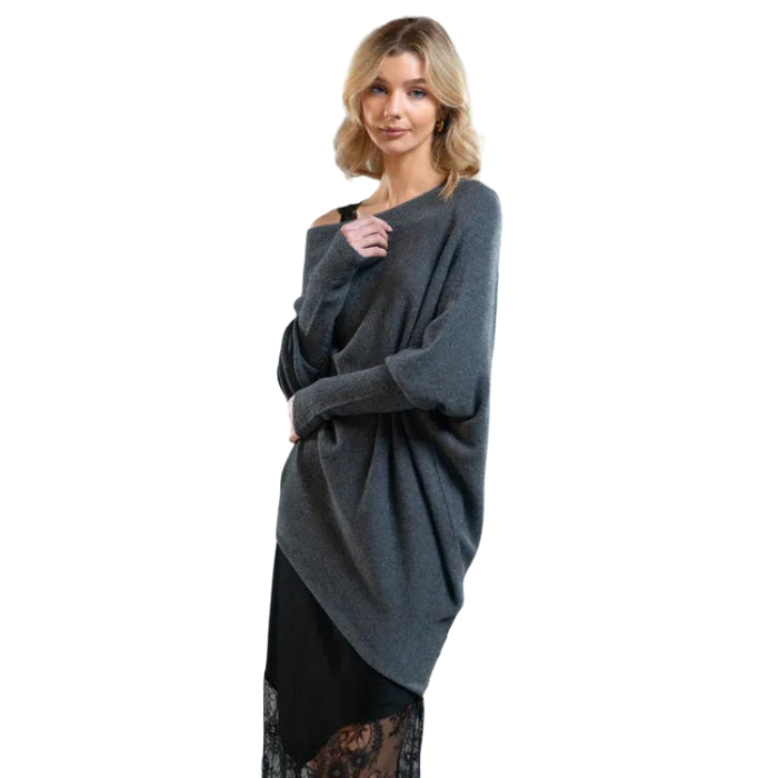 Asymmetric Draped Jumper