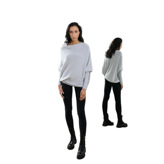 Asymmetric Draped Jumper