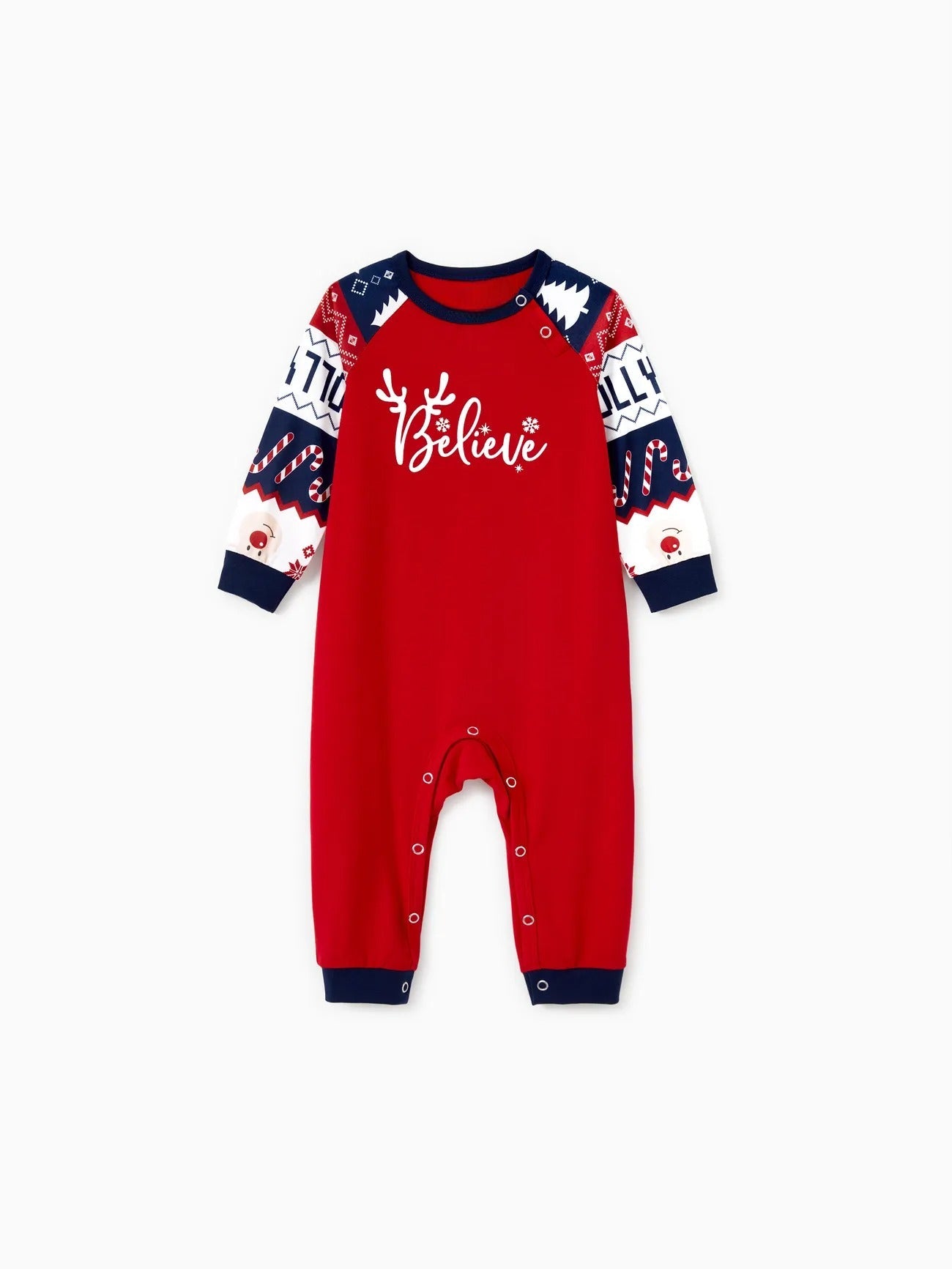 Believe Printed Family Matching Pajama Set