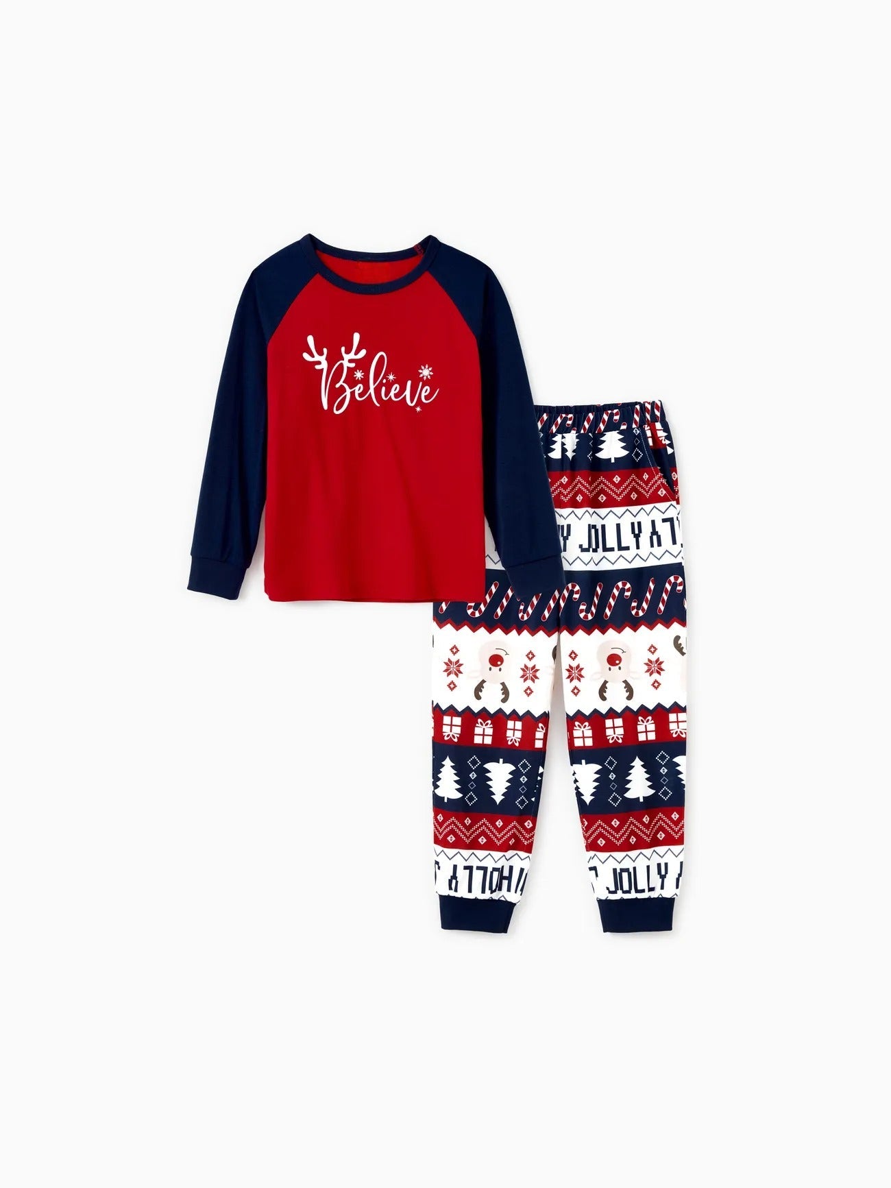 Believe Printed Family Matching Pajama Set