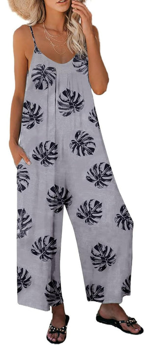 Casual Sleeveless Jumpsuit With Pockets