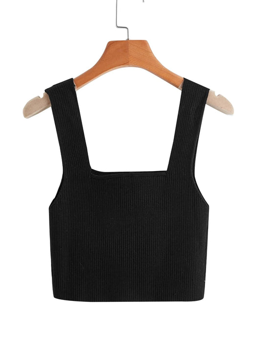 Casual Style Plain Vest Top