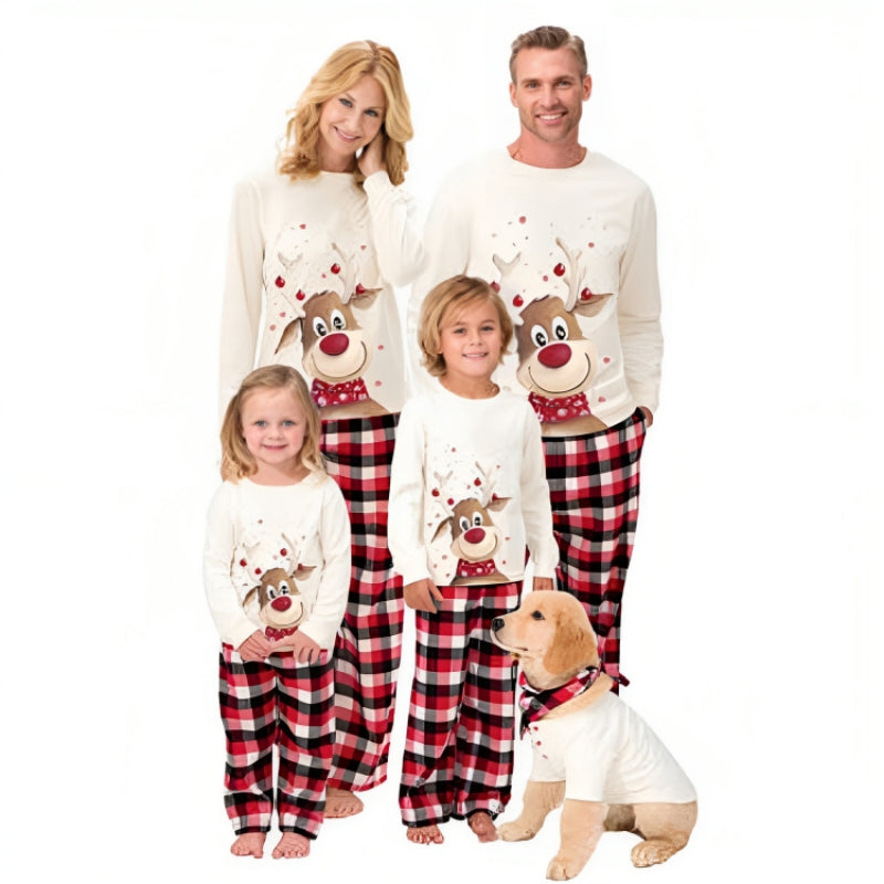 Christmas Reindeer Family Pajama Set