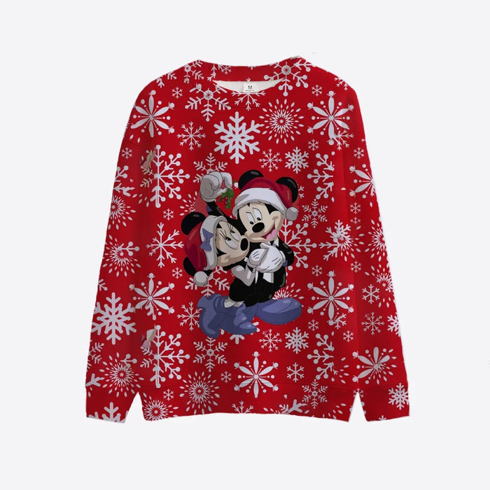 Christmas Theme Mickey Minnie Sweatshirts