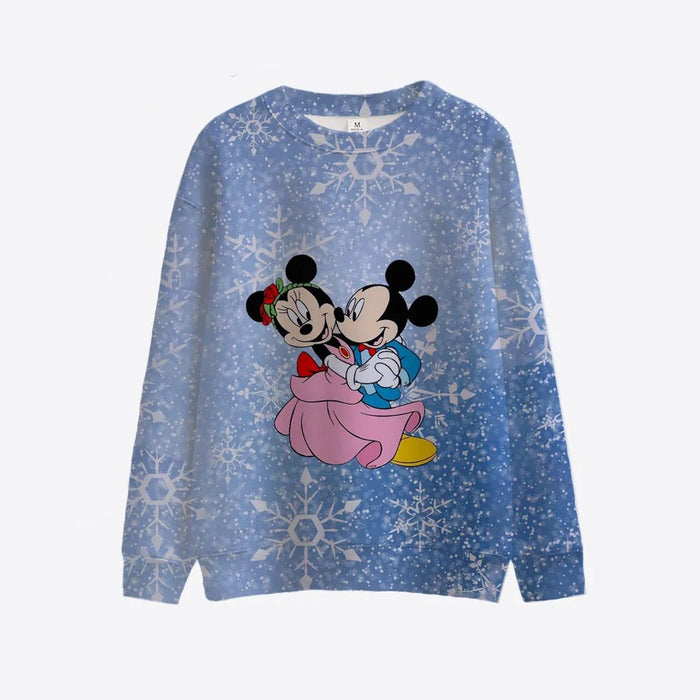 Christmas Theme Mickey Minnie Sweatshirts