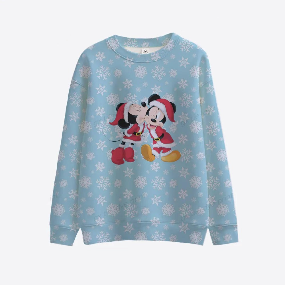 Christmas Theme Mickey Minnie Sweatshirts