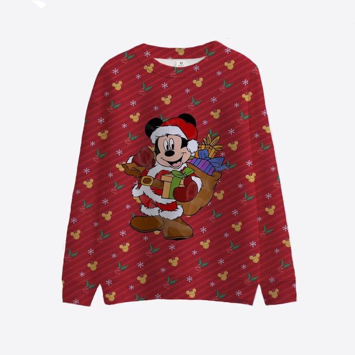 Christmas Theme Mickey Minnie Sweatshirts