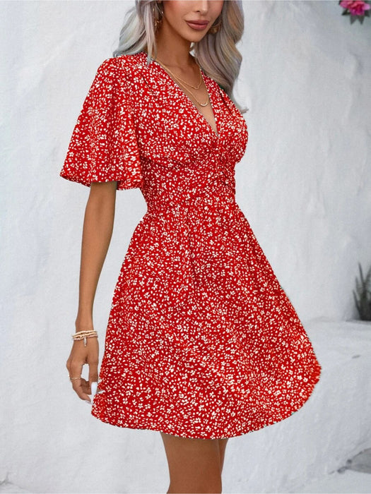 Butterfly Sleeve Dress