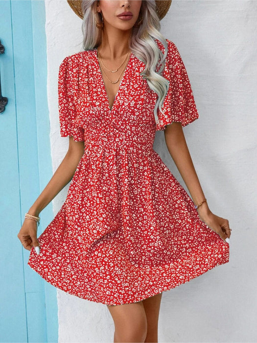 Butterfly Sleeve Dress