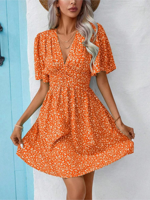 Butterfly Sleeve Dress