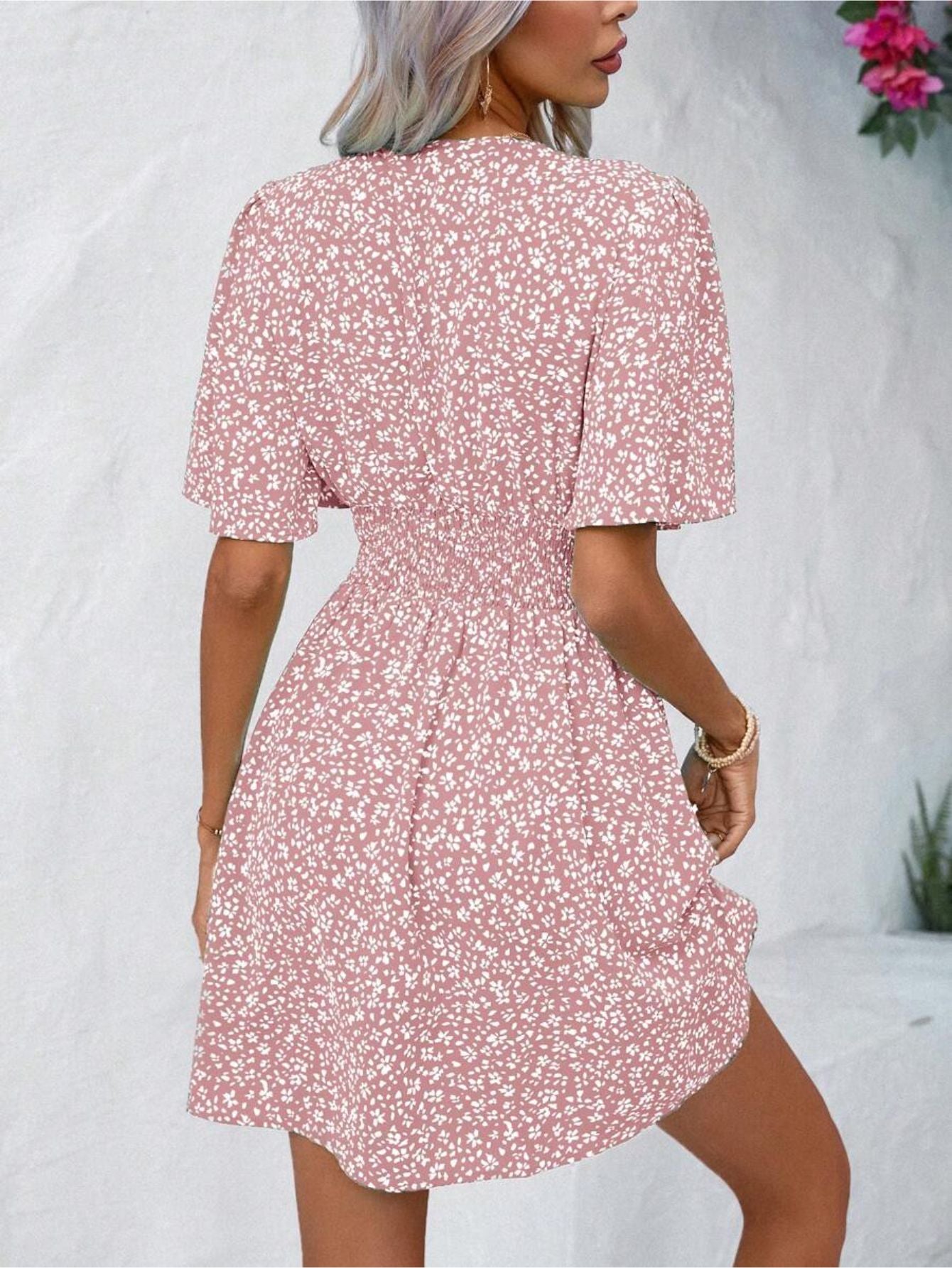 Ditsy Floral Print Dress