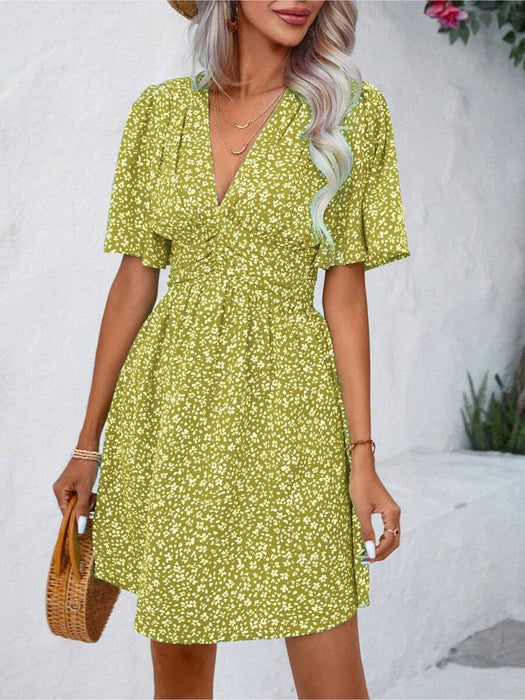 Butterfly Sleeve Dress