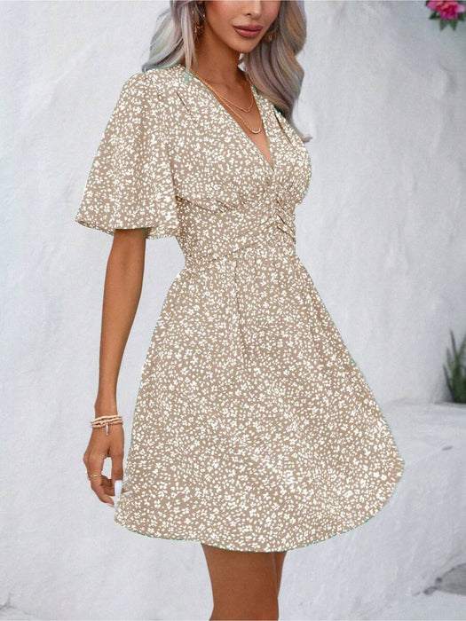 Butterfly Sleeve Dress