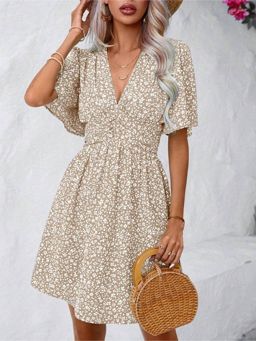 Butterfly Sleeve Dress