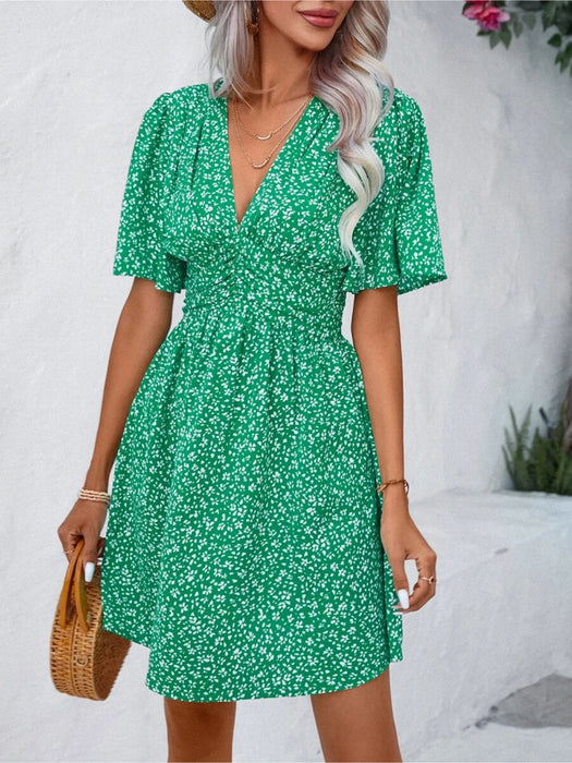 Butterfly Sleeve Dress