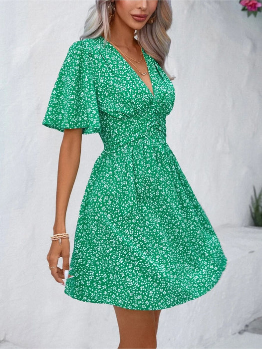 Butterfly Sleeve Dress