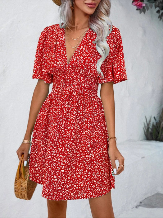 Butterfly Sleeve Dress