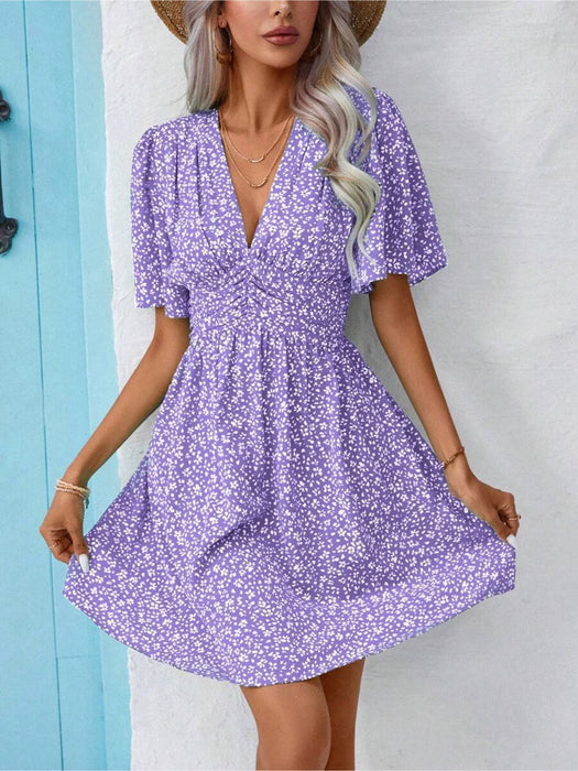 Butterfly Sleeve Dress