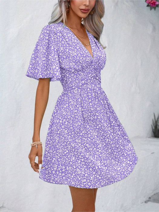 Butterfly Sleeve Dress