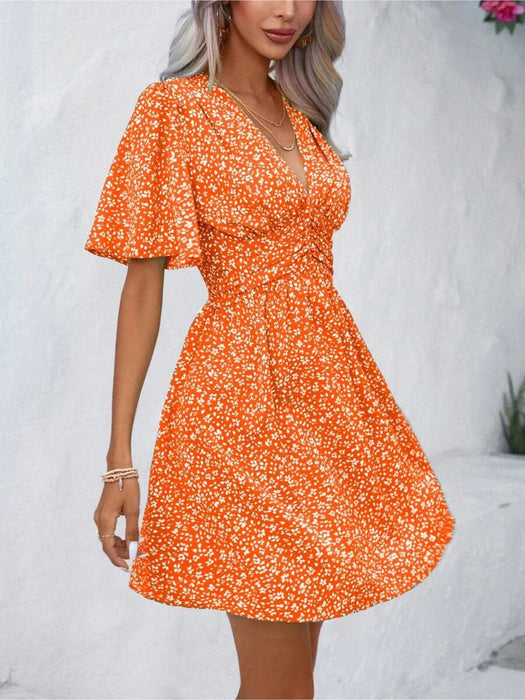 Butterfly Sleeve Dress