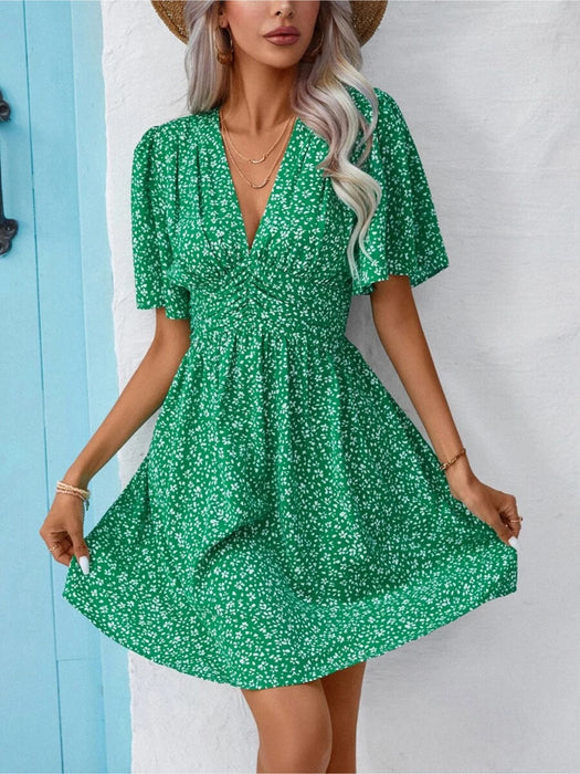 Butterfly Sleeve Dress