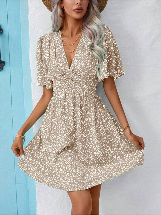 Butterfly Sleeve Dress