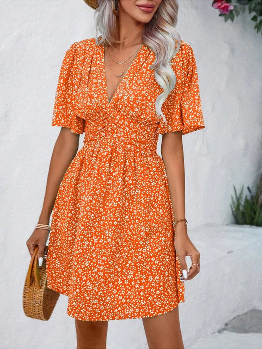 Butterfly Sleeve Dress