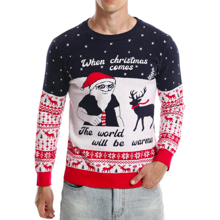 Funny Knitted Christmas Sweater