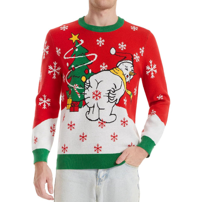 Funny Knitted Christmas Sweater