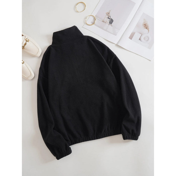 Half Zip Fleece Sweatshirt