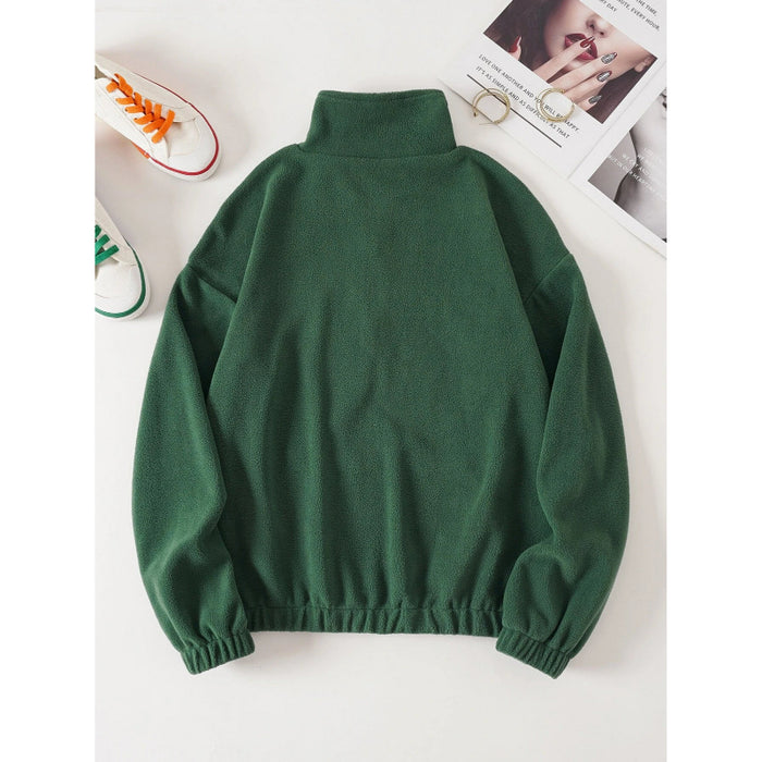 Half Zip Fleece Sweatshirt