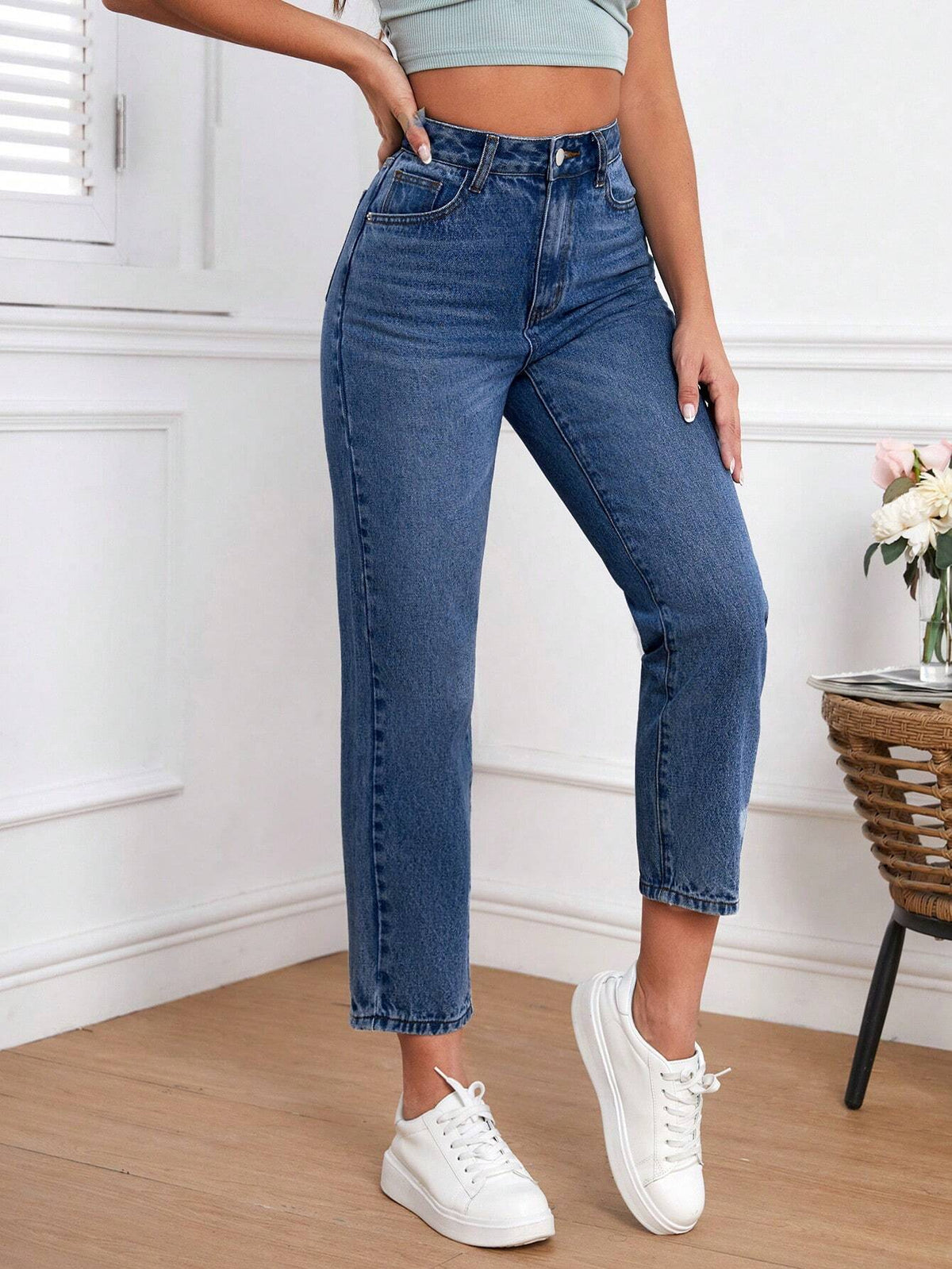 High Loose Fit Jeans