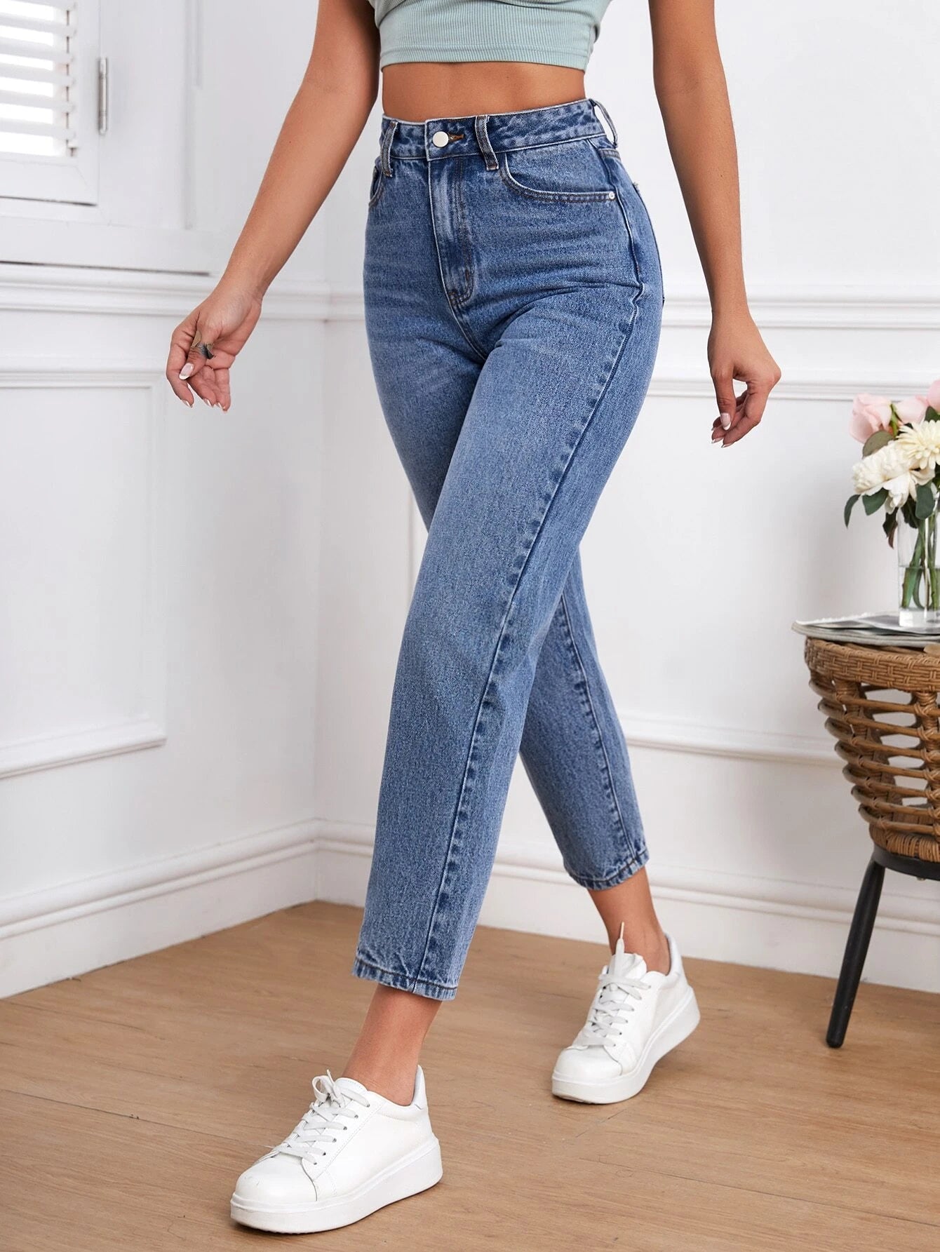 High Loose Fit Jeans