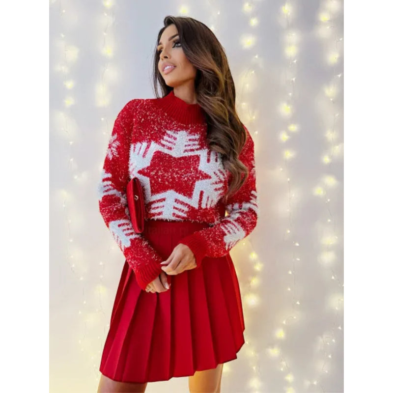 Knitted Loose Christmas Matching Sweater