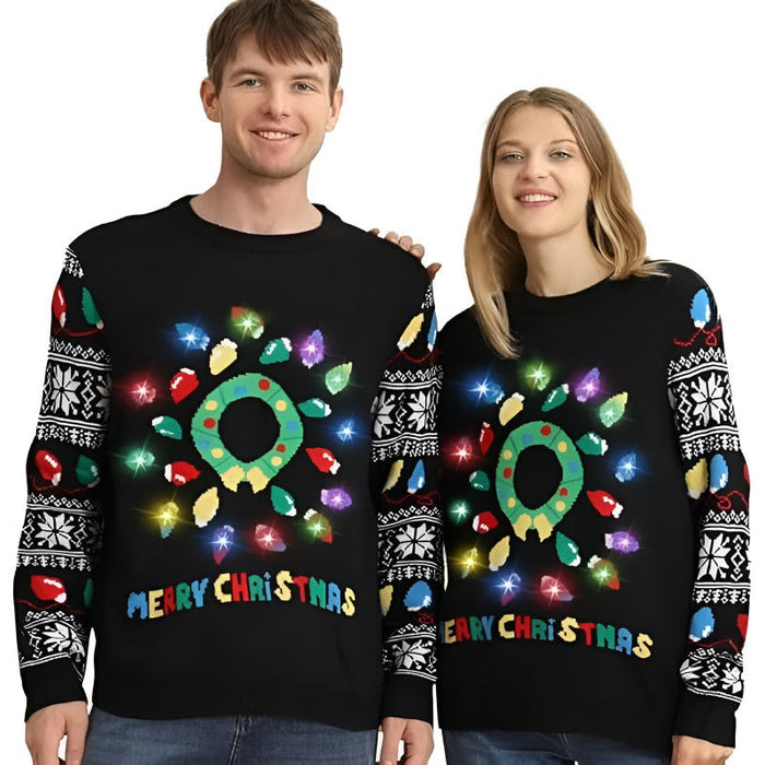 Light Up Ugly Christmas Sweater