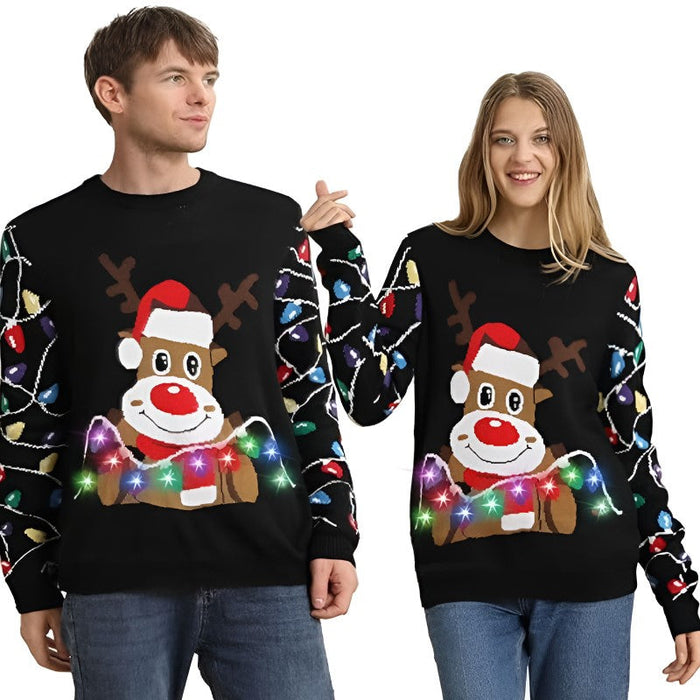 Light Up Ugly Christmas Sweater