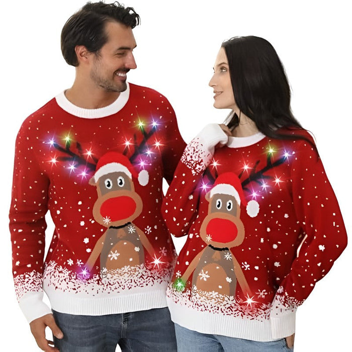 Light Up Ugly Christmas Sweater