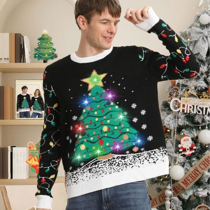 Light Up Ugly Christmas Sweater