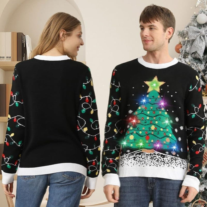 Light Up Ugly Christmas Sweater