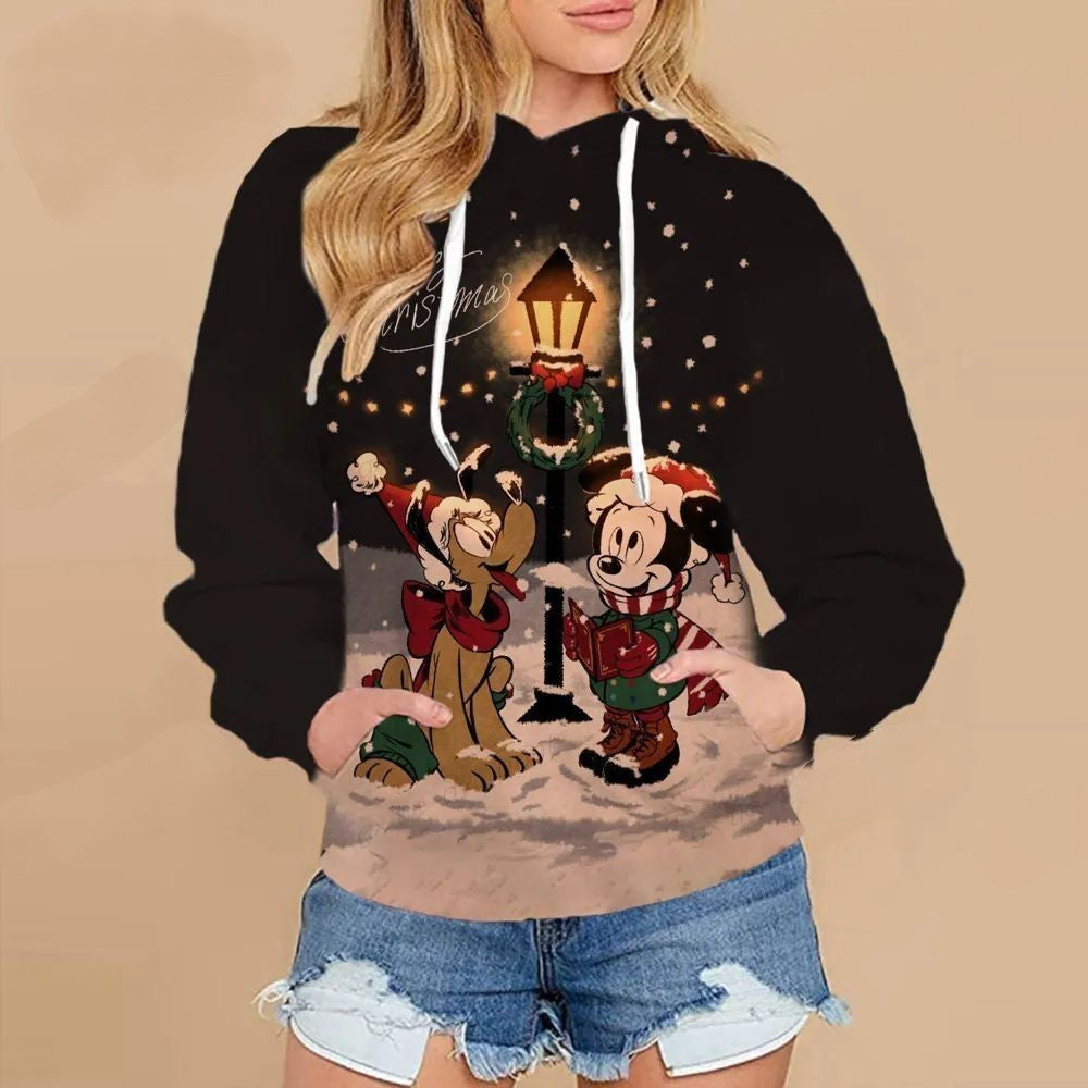 Mickey Mouse Christmas Casual Sweaters