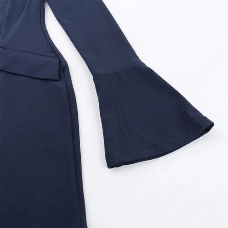 Split Sleeve Mini Dress
