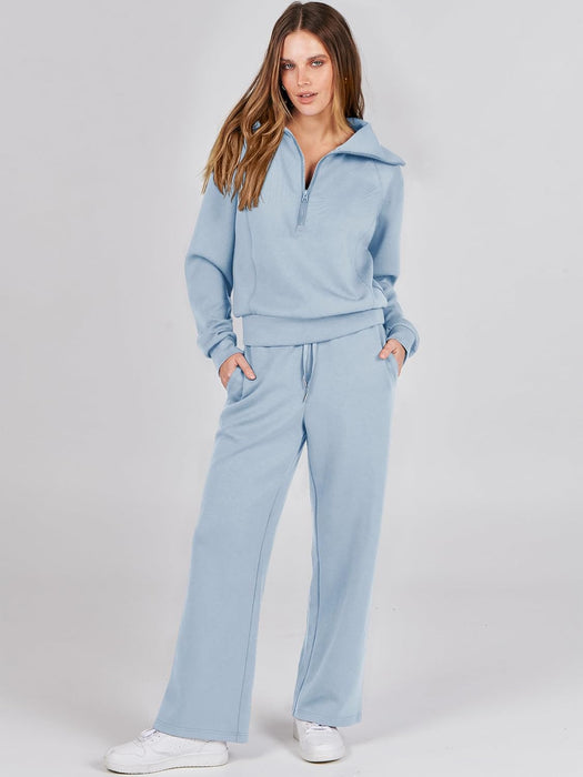 Oversized Sweatshirt And Sweatpants Set