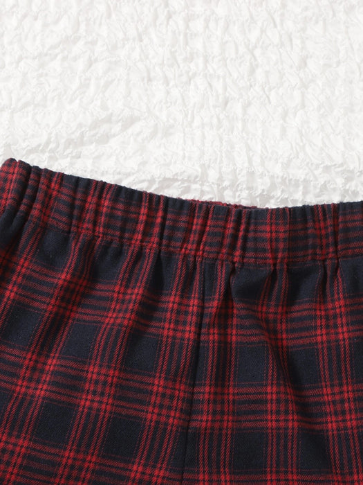 Plaid Casual Pocket Shorts