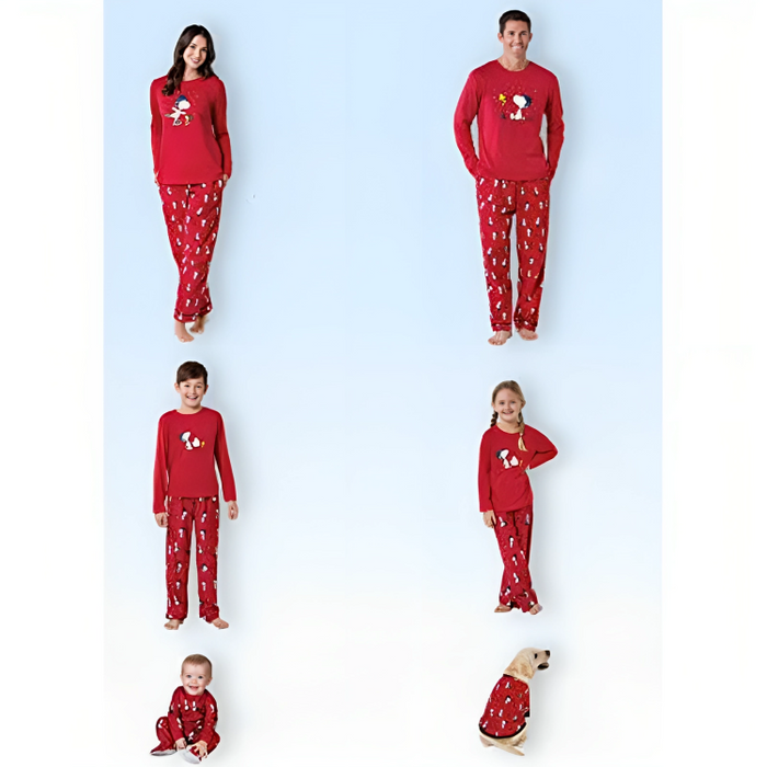 Snoopy Family Pajamas Matching Sets